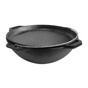 Cauldron cast-iron from cover-pan grill 12 l Brizoll ASIA KA12-4