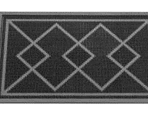 Килимок придверний 35x55х0,8 см К-5
