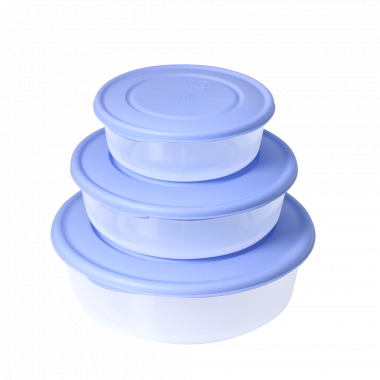 Set food containers 3в1 Алеана 167030-проз/бузк
