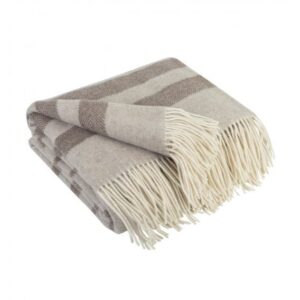 Plaid Cashmere cell 140х200 cm beige.Kor. Love You 4485