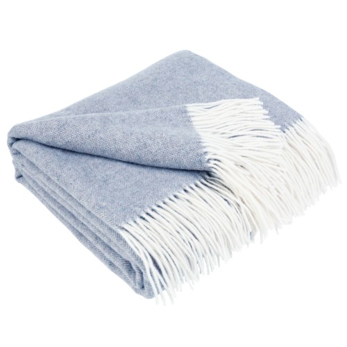 Plaid Cashmere 140х200 cm blue Love You4447