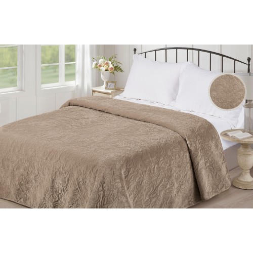 Cover single color 220х240 cm beige 5 Love You 8305