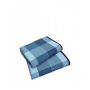Cover-plaid cottonseed cell Blue 170х210 cm Love You Vladi 4426