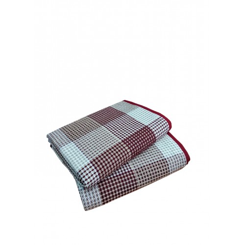 Cover-plaid cottonseed cell Vinous 140х200 cm Love You Vladi 4254