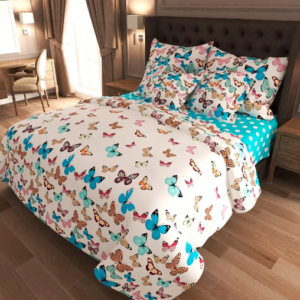 Bed linen Euro unbleached calico Love You Home 7333
