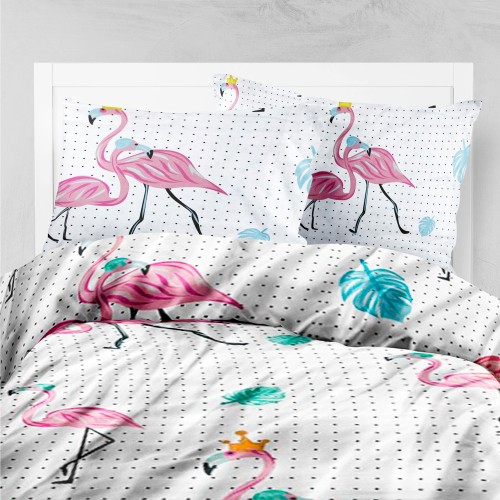 Постельное белье евро бязь Love You Home 7335