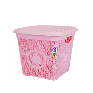 Basket from cover deep 12 l ASUDE PLASTIK ASD172-рож