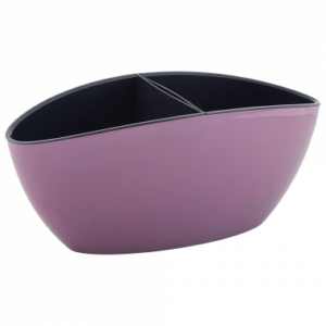 Flowerpot Canoe with insert 32х14 cm 115048-фіол