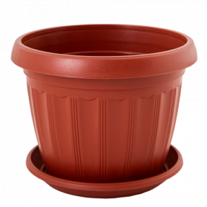 Flowerpot Terra from подст. 14х11 cm Алеана 112068-теракот