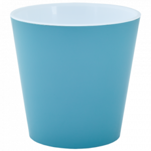 Flowerpot Deco 13х12,5 cm Алеана 114038-Seas.блак/біл