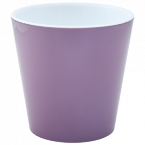 Flowerpot Deco 13х12,5 cm Алеана 114038-фіол/біл