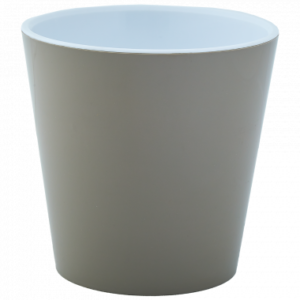 Flowerpot Deco 16х15,5 cm Алеана 114039-какао/біл