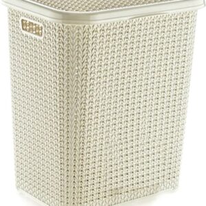 Корзина для белья с крышкой OZ-ER PLastik Knit 48 л O001-X21