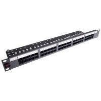 Патчпанели MOLEX 24xRJ45, PowerCat 5e, неэкранированная 1U Graphite