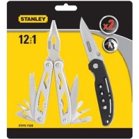 Мультитул Stanley MULTI-TOOL 12 в 1 + складаний кишеньковий ніж