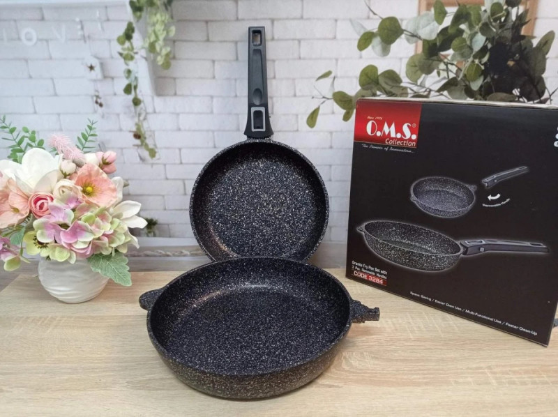 Набір сковорідок 2 пр OMS 3284-Black