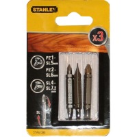 Акс.инстр Stanley Біти двустор. Pz1-SL5,Pz2-SL6,SL4-SL7.2, 48мм, 3шт