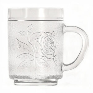Чашка стеклянная Roses 250 мл 40805-МС12ХВ/sl