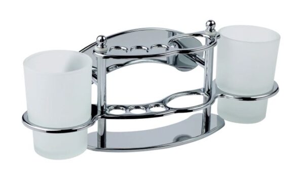 Holder for cup, Toothbrush brush and dental paste KRONER CV022906