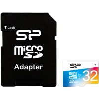 map memory SILICON POWER microSDHC 32 GB Cl 10 UHS-I Elite COLOR + adapter