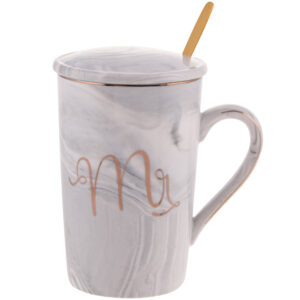 Cup фарфорова s кришкою that golden spoons Mr 420 ml BonaDi 984-207