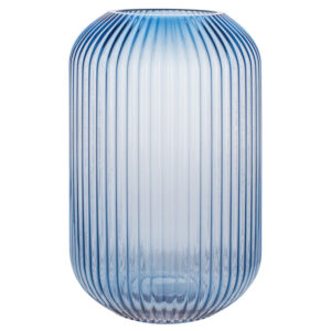 Ваза стеклянная Ariadne Azure Blue Ø18x28 см BonaDi 420-139