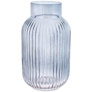 Ваза стеклянная Ariadne Bottle Grey Ø12x22 см BonaDi 591-330