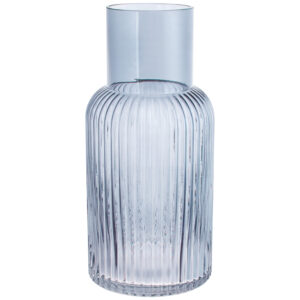 Ваза стеклянная Ariadne Bottle Grey Ø14x30 см BonaDi 591-331