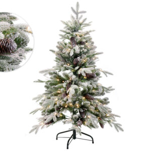 Елка искусственная BonaDi Буковинская красавица 120 см 793 ветки 150 LED 840-133
