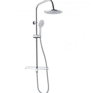 Колона для душу PERLA SPLASH хром без змішувача з аксесуарами PSF2001