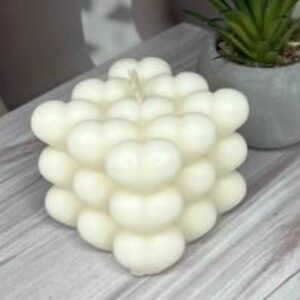 Candle КУБ СЕРДЕНЬКА 5 cm Difairy DI.0052.23.From