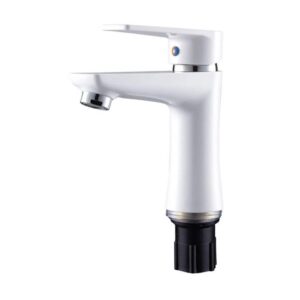 Смеситель PLAMIX Oscar умывальник White PM0601fd