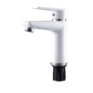 Смеситель PLAMIX Oscar умывальник White PM06dvss