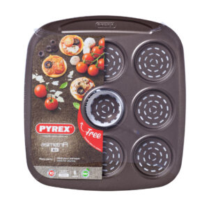 Форма мини-пицца (9 шт) PYREX Asimetria 30х27,5х2 см AS09BZ0/7146