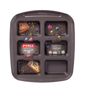 Форма мини-cake (6 шт) PYREX Asimetria 29х26х4 см AS06BL0/7146