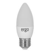 Лампа ERGO Standard C37 E27 5W 220V Тепл.Бел. 3000K Мат. н/Дим.