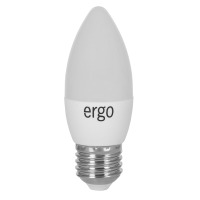 Лампа ERGO Standard C37 E27 6W 220V Тепл.Бел. 3000K Мат. н/Дим.