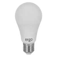 Лампа ERGO Standard A60 E27 15W 220V Тепл.Бел. 3000K Мат. н/Дим.