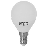 Лампа ERGO Standard G45 E14 4W 220V Тепл.Бел. 3000K Мат. н/Дим.