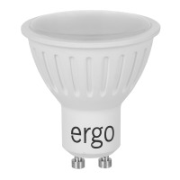 Лампа ERGO Standard MR16 GU10 5W 220V Тепл.Бел. 3000K Мат. н/Дим.
