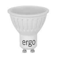 Лампа ERGO Standard MR16 GU10 7W 220V Нейт.Бел. 4100K Мат. н/Дим.