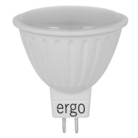 Лампа ERGO Standard MR16 GU5.3 7W 220V Нейт.Бел. 4100K Мат. н/Дим.