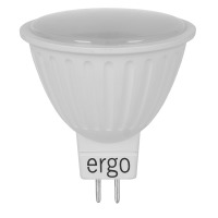 Лампа ERGO Standard MR16 GU5.3 7W 220V Тепл.Бел. 3000K Мат. н/Дим.