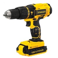Шуруповерт Stanley SCH201D2K с ударом, 18V, 45Нм, Li-Ion, 2акк.