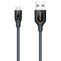 кабель ANKER Powerline+ Micro USB - 0.9м V3 (Серый)