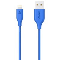 кабель ANKER Powerline Lightning - 0.9м V3 (Синий)