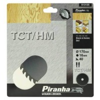 Ax.инстр PIRANHA  Disk saw, твердосплав. 170x16мм, 40зуб.
