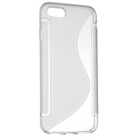 Чехол для сматф. DIGI iPhone 7 - S-Line TPU (Transparent)