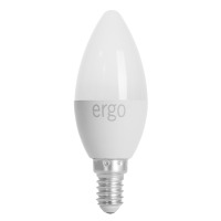 Лампа ERGO Basic C37 E14 6W 220V Нейт.Бел. 4100K Мат. н/Дим.