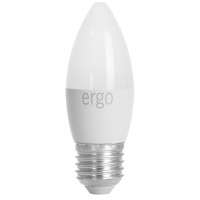 Лампа ERGO Basic C37 E27 6W 220V Тепл.Бел. 3000K Мат. н/Дим.